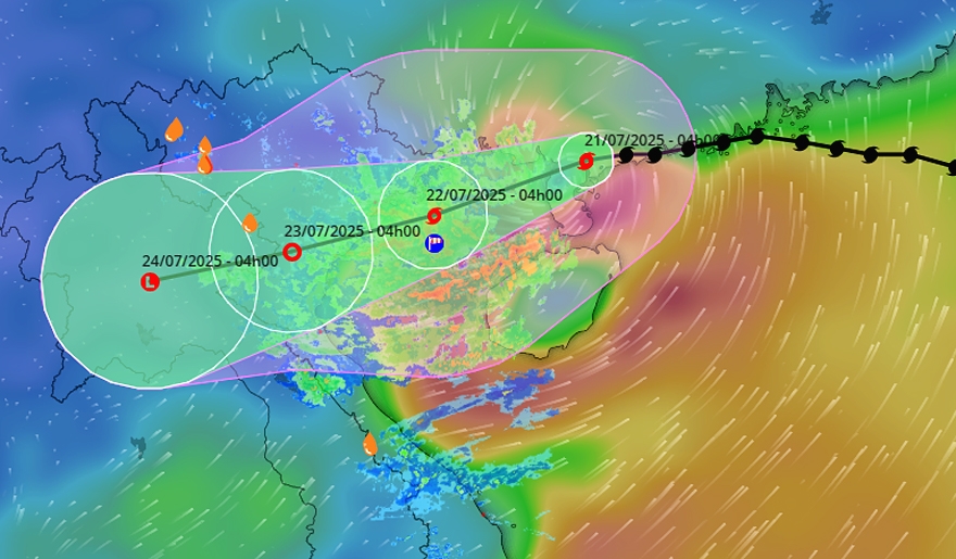 Wipha to enter Gulf of Tonkin in hours, localities race against time to brace for impact